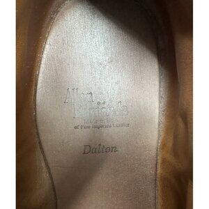 ALLEN EDMONDS DALTON boots shoes wingtip gray 10.5 oxford leather ankle chelsea